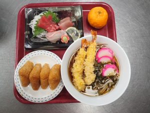 大晦日の年越しそば入り